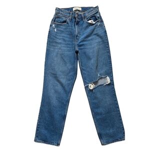Abercrombie & Fitch Blue Straight Leg Jeans